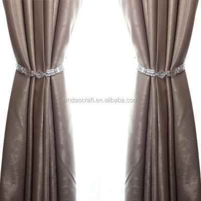 China 2pk eco-friendly magnetic curtain arylic tieback for sale