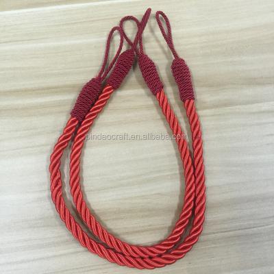 China curtain polyseter curtain tieback, curtain tassel, curtain rope for sale