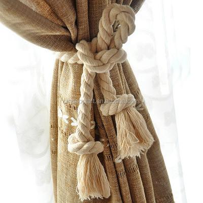 China Curtain Fashion Green Cotton Curtain Tieback, Series Rural Curtain Tassel for sale