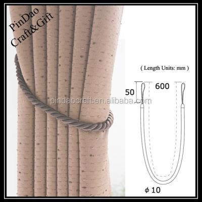 China Cheap Polyester Curtain Tieback Rope Curtain Accessory for sale