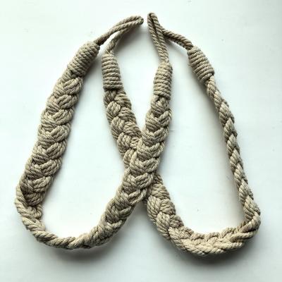 China Japandi Cotton Hand - Woven Curtain Binding Rope for sale