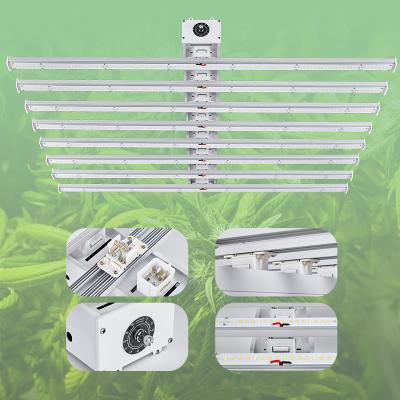 China Seed starting promotion list cheap high intensity diy cob 8 bars full spectrum indoor plant sunlike cool white led grow light for grow tent for sale