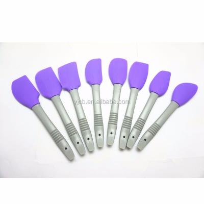 China New Design 8PCS Disposable Creative Silicone Spatula Baking Scraper Set Silicone Baking Tools for sale