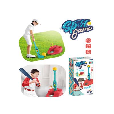 China Kids Outdoor Friendly Exercise Plastic Sports Game Set High Quality Plastic Set Baseball Game Kid Outdoor Game Outdoor Baseball 2in1 Toy for sale