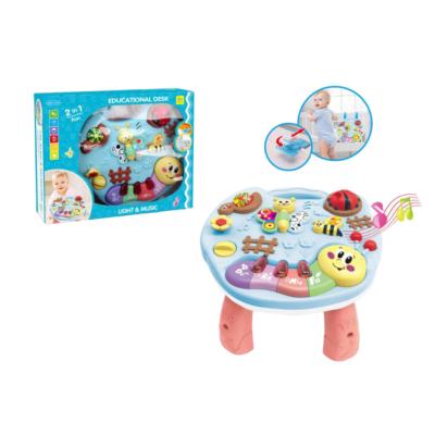 China Educational Toy Wholesale Children Educational Musical Toy Desk Baby Educational Toy Kids Learning Table Toys for sale