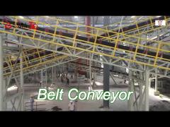 flexible layout and operation belt conveyor 5.5-16.5kw with simple stucture