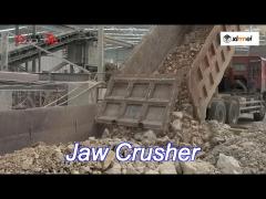 132kw mining stone jaw crusher with easy maintanence and reliable operation