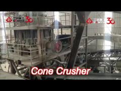 stable cone crusher 150t/h with casting mantle spare part for quarry and mining