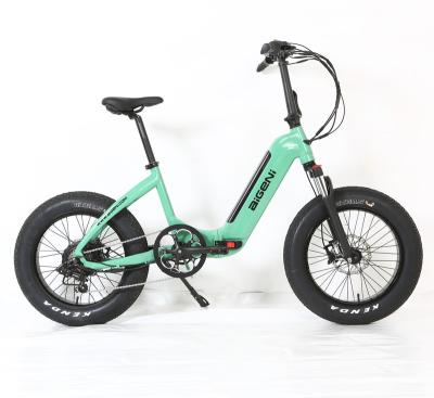 China Aluminum alloy electric bicycle large capacity battery folding e bike city electric bike for commuting for sale