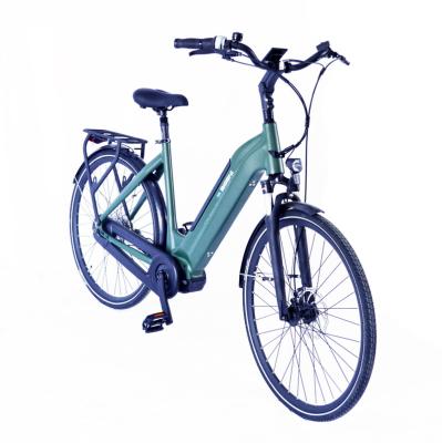 China Aluminum Alloy Stylish High Quality 36V250W Middle Located Motor Hidden Battery City Bike Electric Bicycle for sale