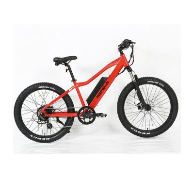 China 2022 New Powerful Aluminum Alloy Electric Mountain Red Bike for sale