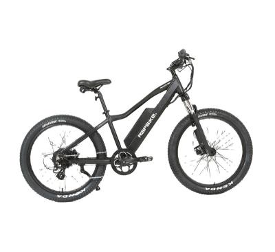 China Full suspension 750W48v 7speed aluminum alloy 26*3.0 lithium battery fat tire bicycle electric mountain bikes IN STOCK for sale