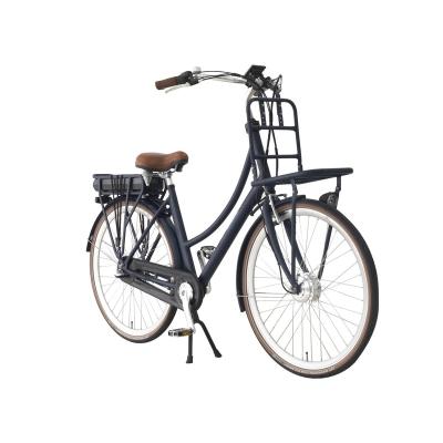 China Aluminum alloy Netherlands style city ebike street electric bicycle lady bike 36V 250W lithium battery for sale