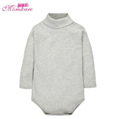 China Long Sleeve Baby Clothes Wholesale Customize Baby Boys Girls Long Sleeve Collar Jumpsuit Rompers Top Cotton Overalls For Fall And Winter for sale