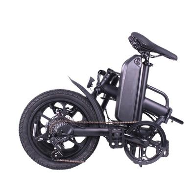 China Aluminum Alloy Amazone Hot 36v 6 Speed ​​Electric Bikes 16 Inch Mini Bikes Electric Bicycles For Adults for sale