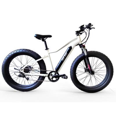 China Wholesale Hot Sale Manufacture Aluminum Alloy City E Bikes 26*4.0 Fat Tire Mountain E Bikes 7Speed ​​Electric Bikes for sale