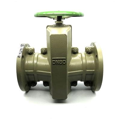 China General Natural Rubber Sleeve CE Approved Cast Iron Manual Pinch Valve for sale