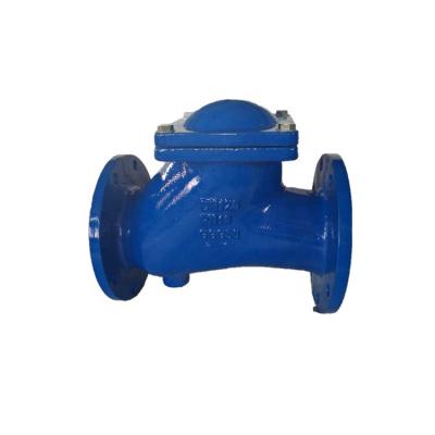 China No Leak Ductile Cast Iron Float Ball Nodular Type Non Return Check Valve for sale