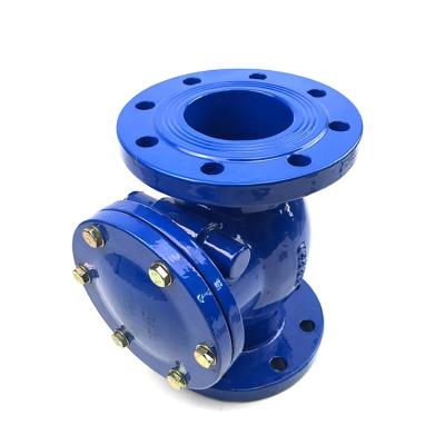 China No Leakage 4 Inch DN 100 Ductile Iron Non Return Double Flange Swing Check Valve for sale