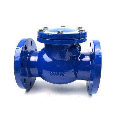 China No Leakage PN16 100mm Factory Price Ductile Iron Flanged Type Swing Check Valve for sale