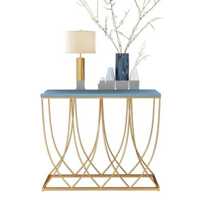 China Morden nordic moedern living room single console table with tempered glass top or colored gold wood top for sale