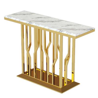 China Morden luxury console table with modern mirror table for living room furniture sets, party furniture, hotel furniture for sale