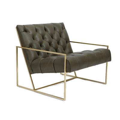 China Sofa Piece Stainless Steel Gold Assemble Sofa Chair Frame For Living for sale