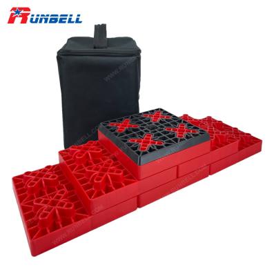 China Pile Coupling Design RV Caravan Camper Leveler Leveling Ramp Block Kit for sale