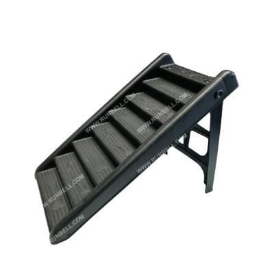 China Stored Lightweight Outdoor Portable Pet Step Ladder Premium Dog Moving Ramp for sale