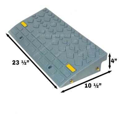 China Each 2 Pieces Can Be Connected Together Plastic Aisle Wheelchair Restriction Threshold Ramp for sale