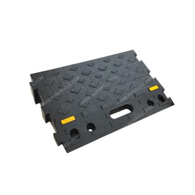 China China Industry Restriction Portable Lightweight Heavy Duty Plastic Wheelchair Locking Step Lock Ramp for sale