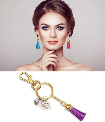 China DIY Tassel Key Chain Masks 150pcs Colorful Tassels Making Kit Handmade Accessories Kimter-Q393FZ Q393FZ for sale