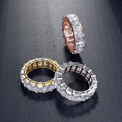 China BOHEMIA Rings Bling Diamond Rings Wedding Engagement Band For Women Men Hip Hop Jewelry Party Gifts Kimter-B313F for sale