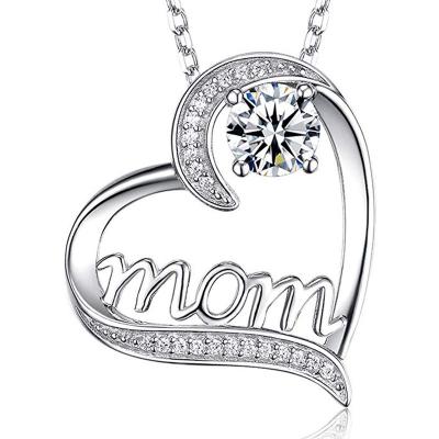 China BOHEMIA Mother's Day Fashion Love Necklaces Best Birthday Gift For Mother Charms Mom Necklace Women Pendant Jewelry Kimter-W29F for sale