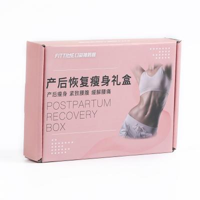 China Handmade Custom Printing Rose Cardboard Paper Box Packaging Set With Logo Printing Corrugated Packaging Boxes for sale