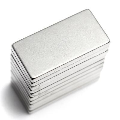 China Industrial Coating Texture Magnet N42 NdFeB Block Magnet 100x50x20 Zn Direction - By Side 20 mm for sale