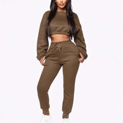 China Sustainably Fashion Drop Clothing Rocket Pant Suits Two Piece Women for sale