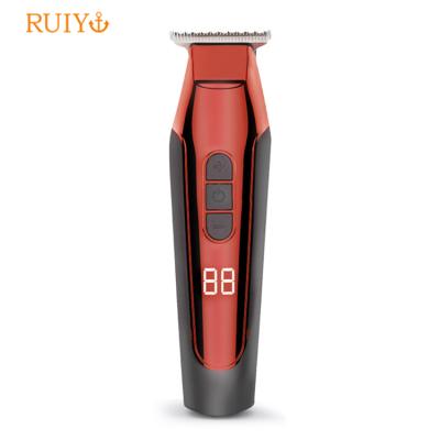 China 2020 New Design Professional HAIR Rechargeable LED Motor Waterproof Clipper for sale