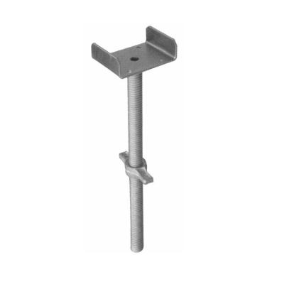 China Industrial Scaffolding System Accessories Durable Solid Base Screw Jack For Construction for sale