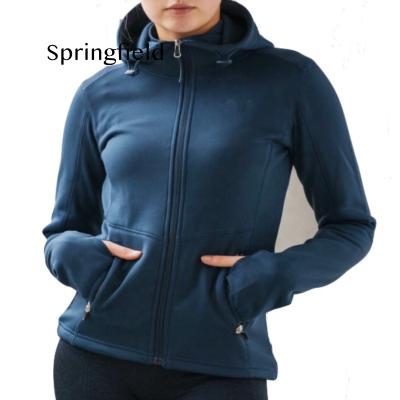 China Silicon Grip SF Women Riding Hoodie Ladies Equestrian Horse Training Plus Size Coat Zipper Fleece Full Striped For Winter Autumn Jacket for sale