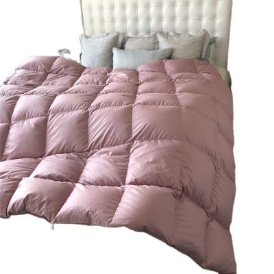 China Luxury Anti-allergy Hot Selling All Season Cotton Fabric Quilt Hotel Comforter Warm Goose Down Comforter Filling for sale