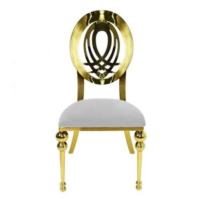 China (Other) Hot Selling Quality Fine Modern Adjustable Round Back Elegant Italian Metal Frame Wedding Chairs for sale