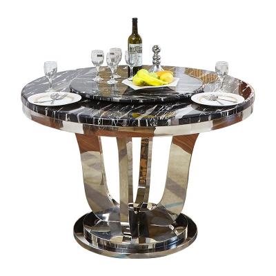 China Adjustable (other) the latest high-quality round kitchen table is durable and the most favorable price is the ultra-modern table furniture marble table for sale