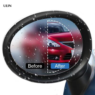 China Water Make Shield Car Anti Rain Fog Film Screen Rainproof Protector For Car Rear View Mirror Window Resistant for sale