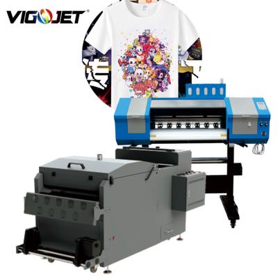 China Newest Direct Printing T-shirt Printing Fabric Printer 650 Size DTF Direct Printer On Cloth Textile Printer for sale