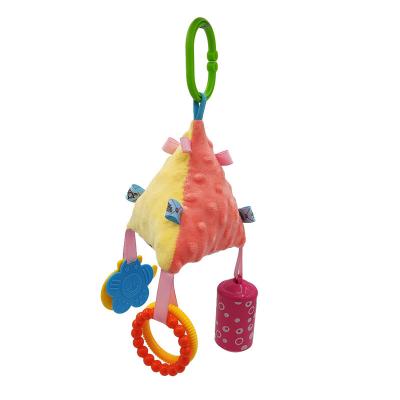 China Hanging Baby Plush Toys With Rattle Crib Carseat And Teether Stroller Travel Toy For Children 2282 for sale