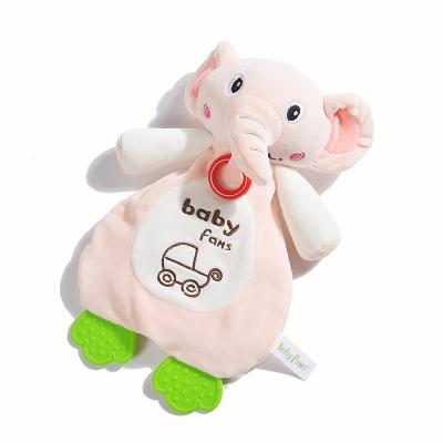 China Soft Toy Babyfans Newborn Baby Soothe Toys Baby Elephant Teether Products Toys for sale