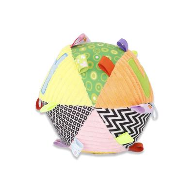 China STUFFED babyfans 2022 new baby products plush rattle ball toys for baby customized easy to grab for sale