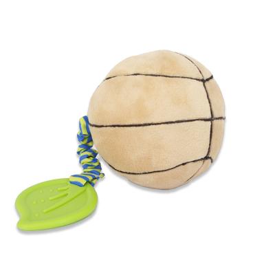 China Soft Baby Rattle Educational Stuffed Ball Toys Plush Volleyball With Soothing Teether Toys for sale