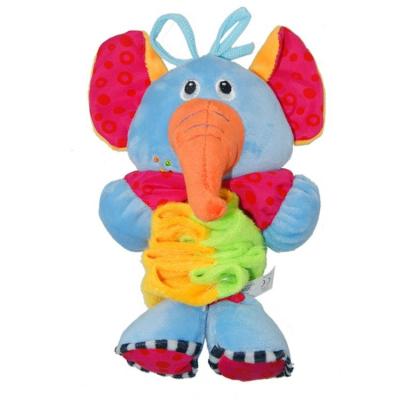 China Babyfans Eco-friendly Material Cute Soft Baby Elephant Hanging Toys With Music for sale